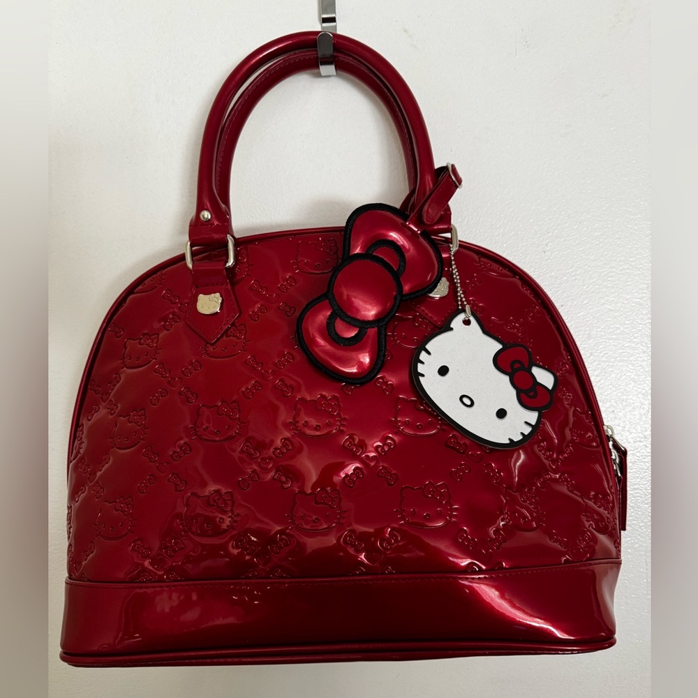 Hello Kitty Glossy Red Satchel
